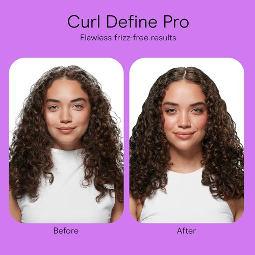 Conair Curl Define Pro Hair Brush - Dual-Vent Design for Frizz-Free Detangling & Curl Definition