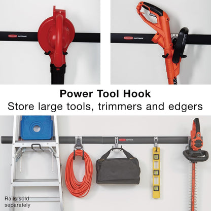 Rubbermaid Garage FastTrack Power Tool Holder - Wall Mounted Storage System | Holds Up to 50 lbs