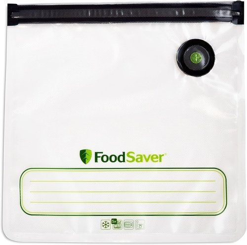 FoodSaver® Reusable Gallon Vacuum Zipper Bags - Keep Food Fresh Longer | Durable & Eco-Friendly