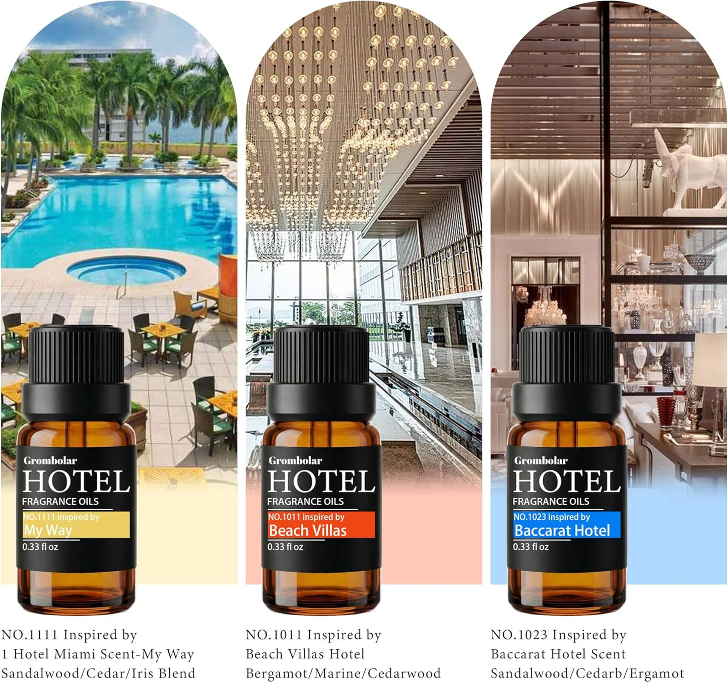 Skiennix Essential Oils Set - Premium Hotel Collection Diffuser Oils for Home Fragrance | Gift Set