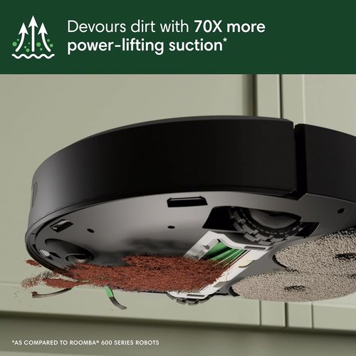 iRobot Roomba Plus 405 Combo Robot Vacuum & Mop - AutoWash Dock, Self-Emptying, LiDAR Navigation