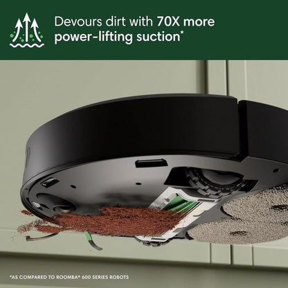 iRobot Roomba Plus 405 Combo Robot Vacuum & Mop - AutoWash Dock, Self-Emptying, LiDAR Navigation