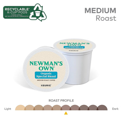 Newman's Own Special Blend Coffee K-Cup Portion Pack for Keurig K-Cup Brewers, Pack of 30 - Packaging May Vary