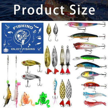 Fishing Advent Calendar 2025 by [Brand Name] - 24 Days of Fishing Lures & Tackle Set | Perfect Xmas Gift for Men & Teens