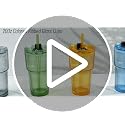 Glass Tumbler Set with Lids and Straws, 20 oz Drinkware for Cold Beverages