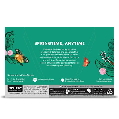 Starbucks K-Cup Coffee Pods, Medium Roast Coffee, Spring Day Blend For Keurig Coffee Makers, 100% Arabica, Limited Edition, 1 Box (10 Pods)