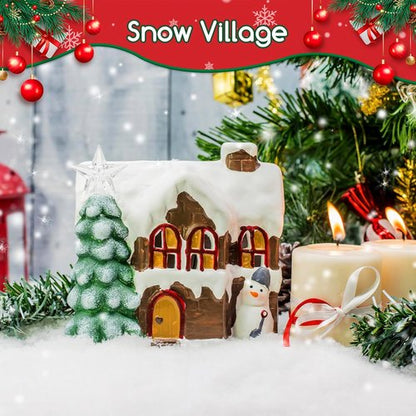 Christmas Fake Snow Blanket - 3x15 FT Large Artificial Snow Roll for Holiday Decorations | Winter Wonderland Decor