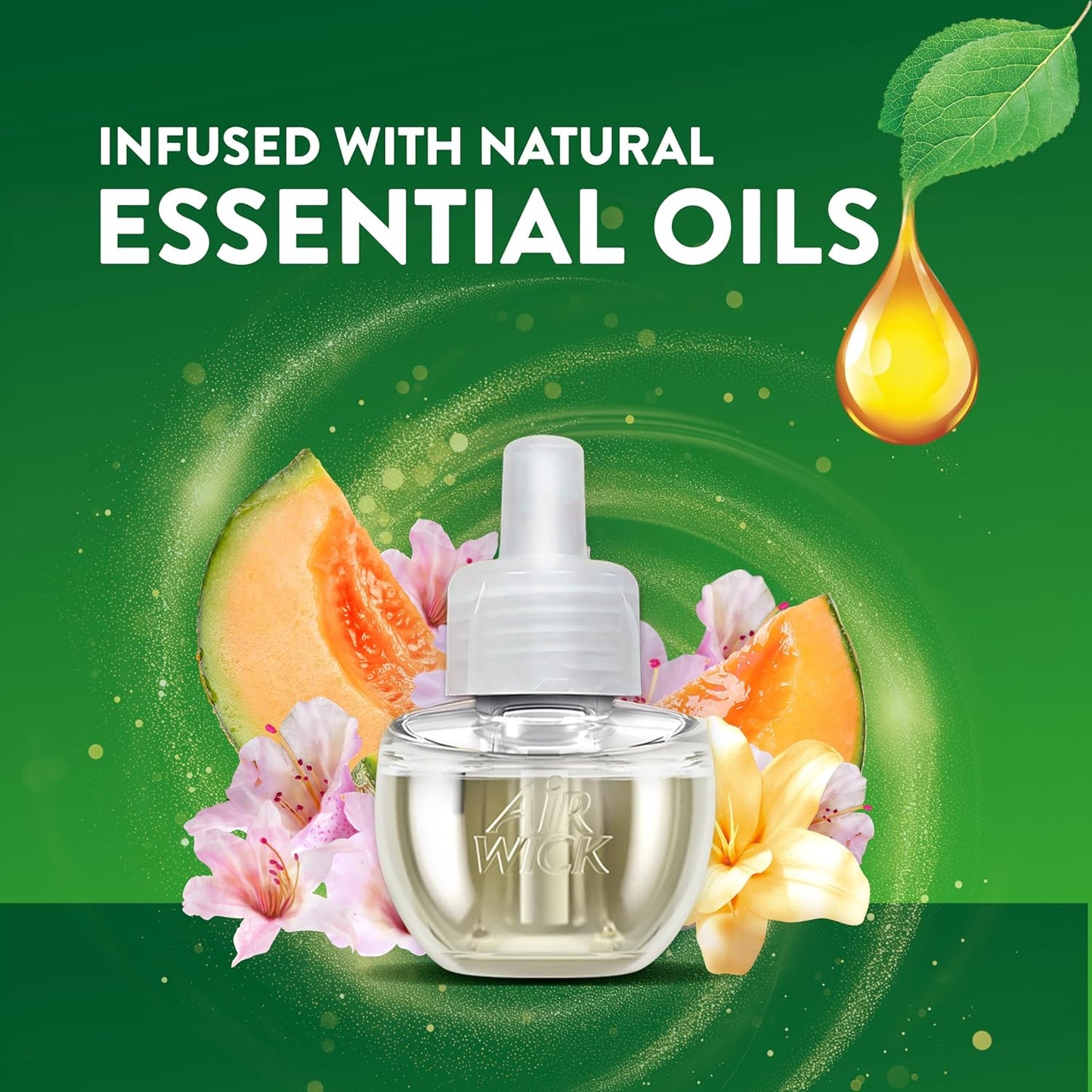 Air Wick Scented Oil Refill - Summer Delights | Eco-Friendly Air Freshener, 10ct