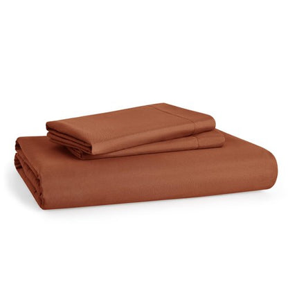 Bedsure Duvet Cover King Size - Soft Double Brushed Bedding Set for Kids & Adults, Zipper Closure, 3 Pieces, Includes 1 Duvet Cover (104"x90") & 2 Pillow Shams, NO Comforter, Terracotta