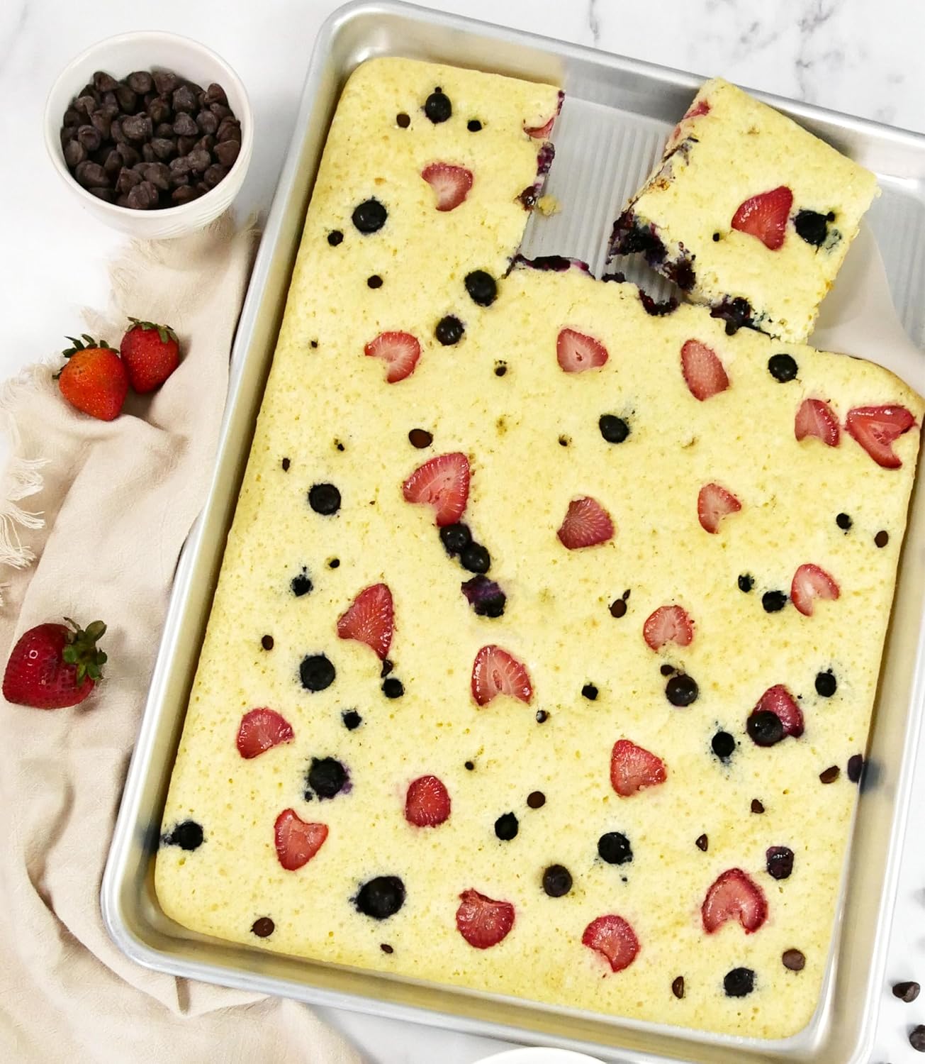 USA Pan | Global Nonstick Aluminum Half Sheet Pan - Durable & Easy to Clean, 18 x 13 Inches