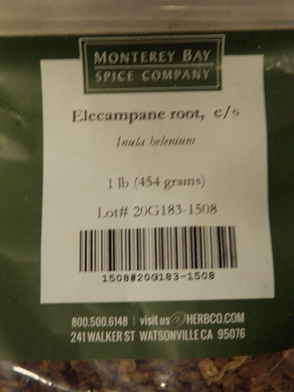 Monterey Bay Spice Company Elecampane Root C/S 1 Lb.