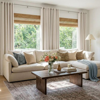 100% Blackout Shield Blackout Curtains - Thermal Insulated Room Darkening Drapes | Beige, 50" W x 84" L, 2 Panels