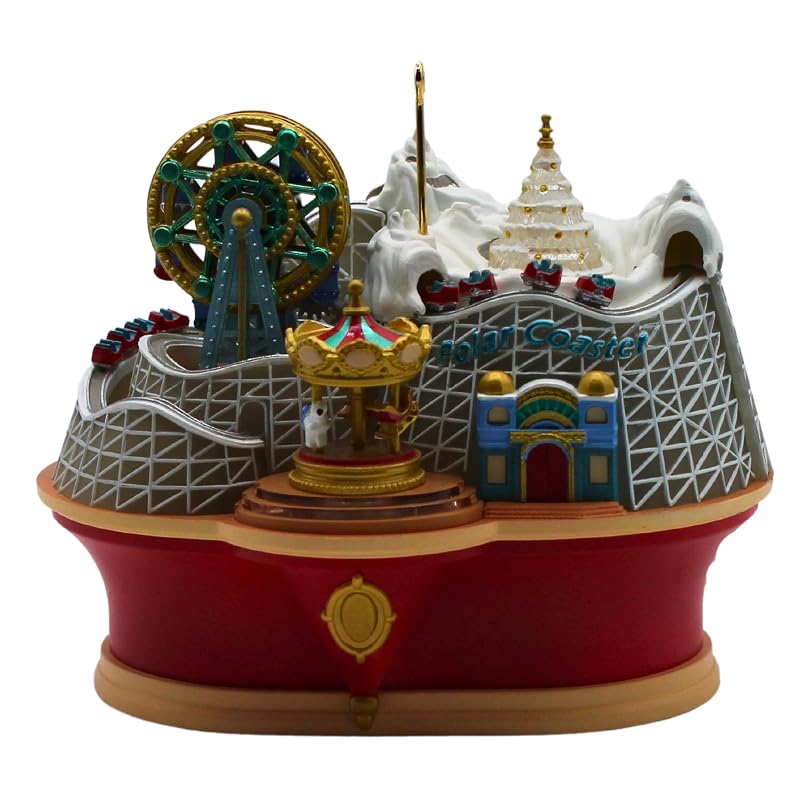 Polar Coaster Lighted Hallmark Keepsake Ornament 2003 - Christmas Holiday Decor