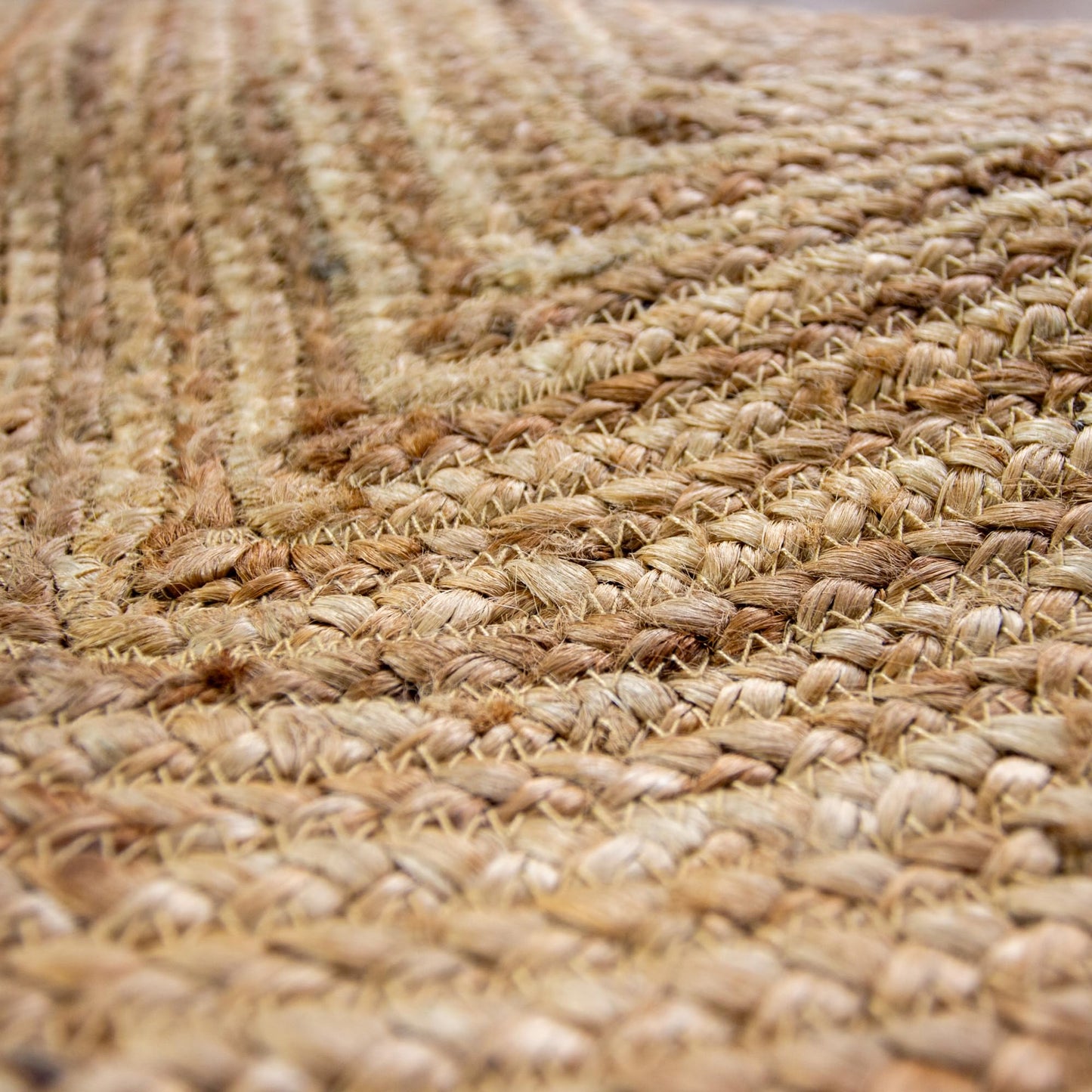 Super Area Rugs Farmhouse Jute Braided Rug - Reversible Natural Fiber- Eco Friendly Rug for Living Room - Kitchen - Entryway Hand Woven, Natural, Rectangle 3' X 5'