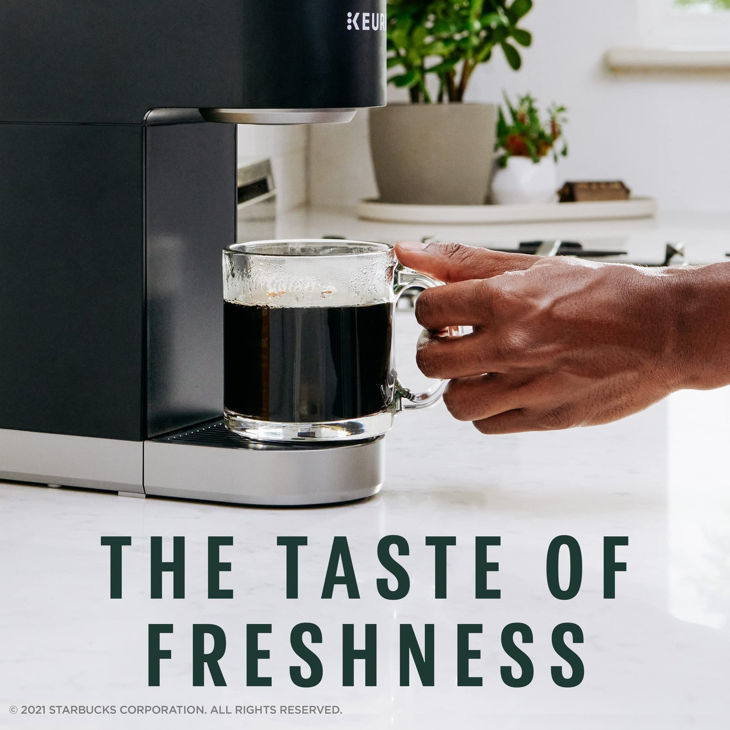 Starbucks K-Cup Coffee Pods, Medium Roast Hot or Iced Coffee, Decaf House Blend, 60 Keurig Pods