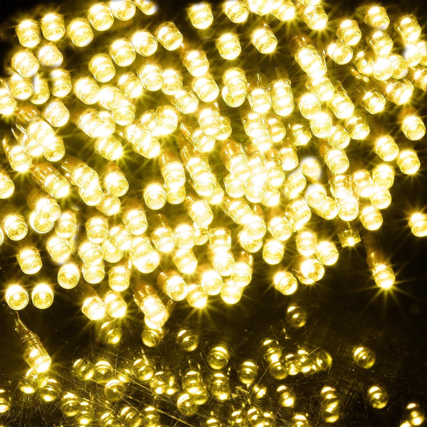 WATERGLIDE 1000 LED Christmas String Lights - 328 FT Waterproof Fairy Lights with Remote & 8 Modes | Warm White Decor