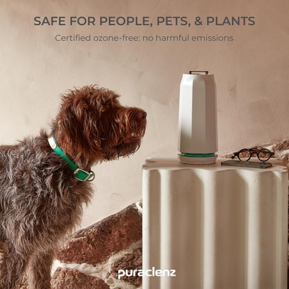 Puraclenz Photon P3000X Air Purifier - Ozone-Free Home & Surface Purification for Up to 3000 Sqft, Removes 99% Pollutants & Odors (White)