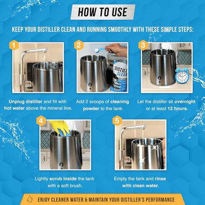 ACTIVE Distiller Descaler | Citric Acid Cleaner - 2 Lb Bulk for Effective Water Distiller Cleaning