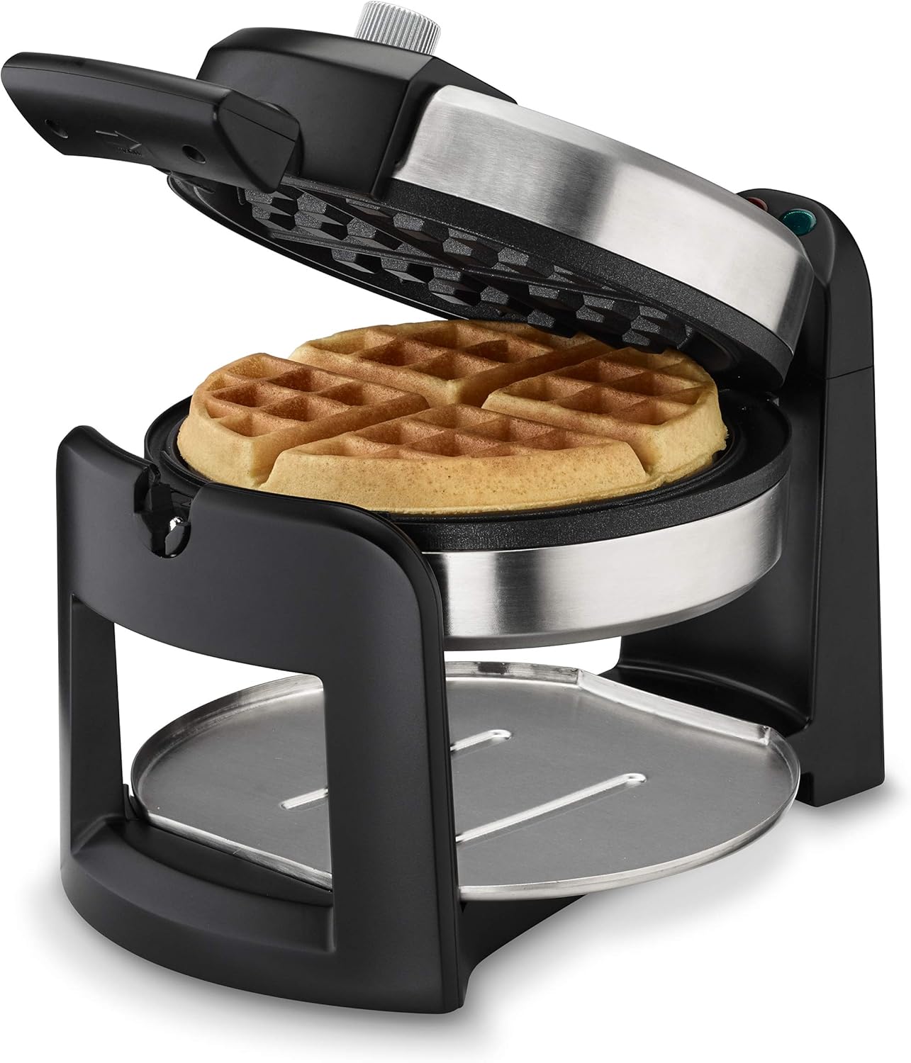 Cuisinart Belgian Waffle Maker - 1" Thick Round Waffles | Easy Flip Design, WAF-F30NAS