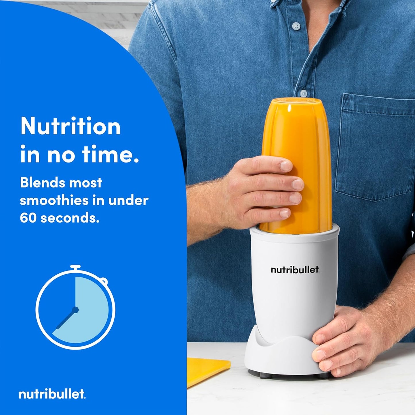 Nutribullet Pro Nutrient Extractor - 900W Power for Smoothies & Juices | Matte White Finish