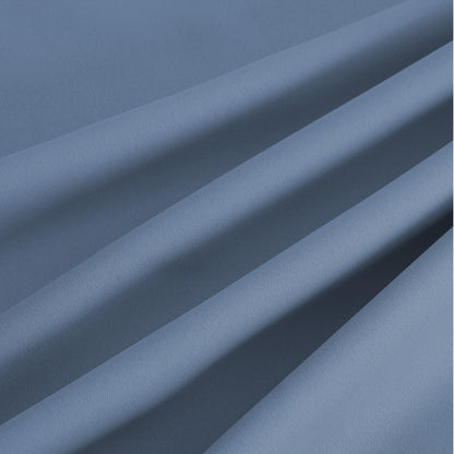 NICETOWN Blackout Curtains Grommet 2 Panels 72 Inches Long, Stone Blue
