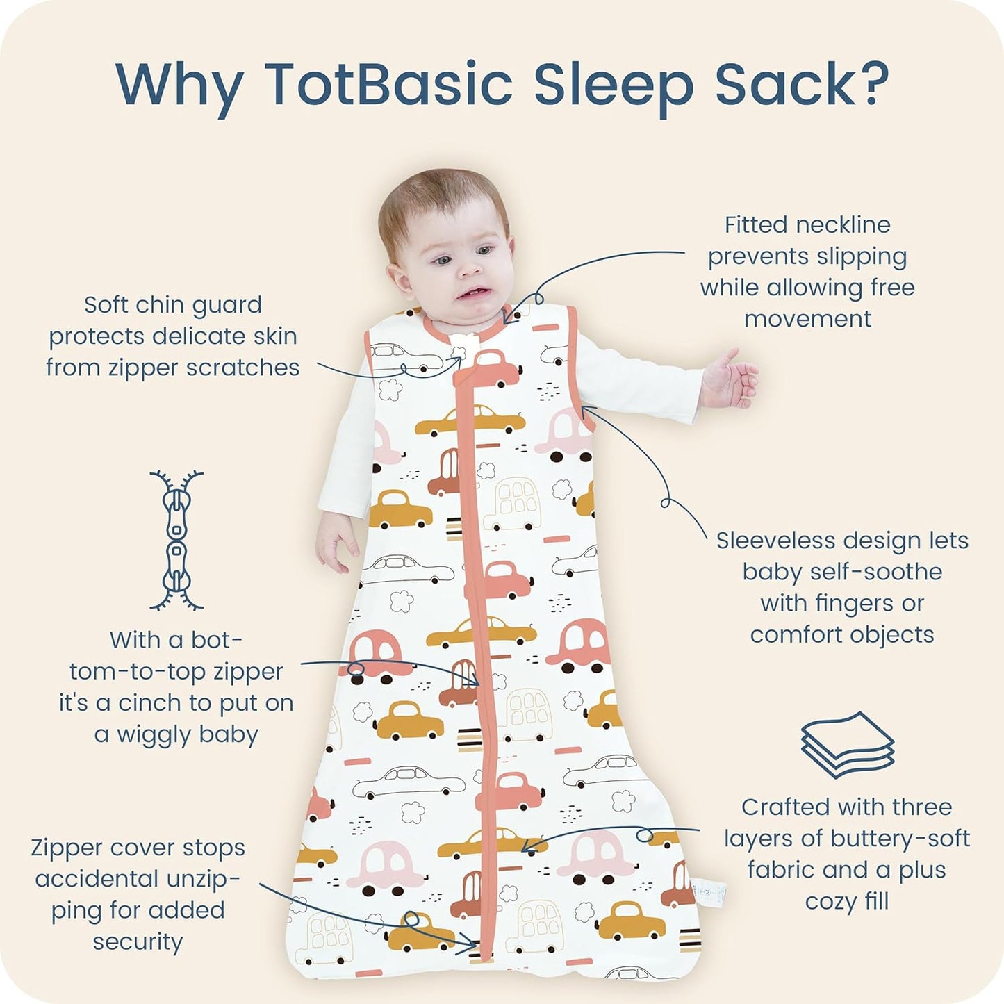 Skiennix Toddler Sleep Sacks - 0.5 TOG Light Summer Wearable Blankets | Extra Long XL, 2 Pack