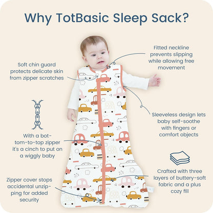 Skiennix Toddler Sleep Sacks - 0.5 TOG Light Summer Wearable Blankets | Extra Long XL, 2 Pack