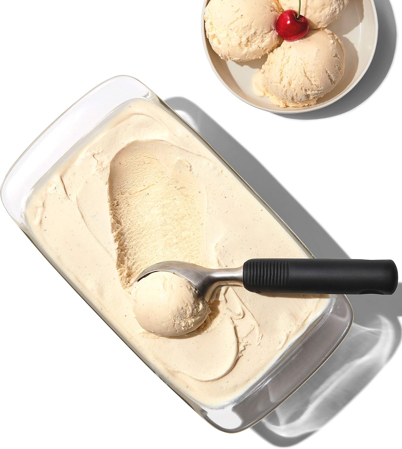 OXO Good Grips Ice Cream Scoop - Durable Solid Stainless Steel Design for Effortless Serving