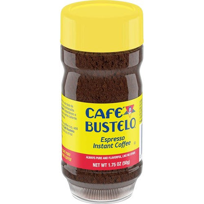 Café Bustelo Espresso Style Dark Roast Instant Coffee - Rich Flavor | 1.75 Ounces