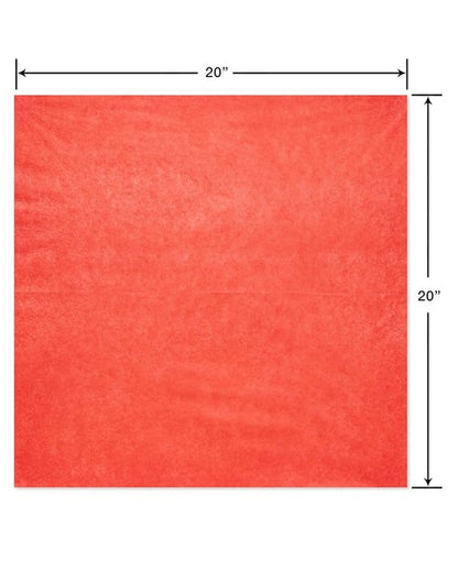 American Greetings Bulk Red and White Tissue Paper - 125 Sheets, 20" x 20" for All Occasions