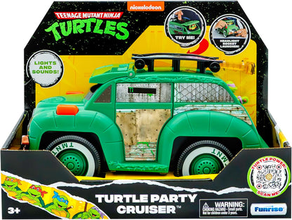 Teenage Mutant Ninja Turtles | Turtle Party Cruiser with Lights & Sounds | Vintage Interactive Play for Ages 3+