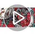 Christmas Paper Plate and Napkin Set - Buffalo Plaid 9x7 Inch, 200 pcs