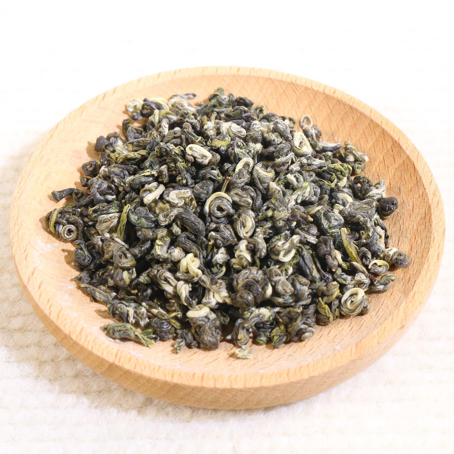 FullChea - BiLuoChun Tea - Bi Luo Chun Green Tea - Chinese Green Tea Loose Leaf - Toasty Bean Aromatic - Calming Tea (8.8oz / 250g)