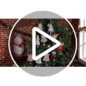 20Pcs Christmas Angel Ornaments Plush Doll Holiday Tree Decorations - Pink & White