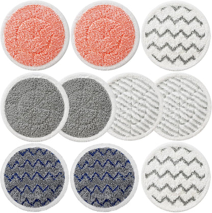 Skiennix Steam Mop Pads - 10 Pack Replacement for Shark S7001/S8201/S7000 Series - Enhanced Cleaning Performance