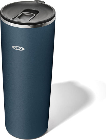 OXO Strive 24oz Insulated Tumbler - Dark Cobalt with Sliding Lid for Ultimate Temperature Retention