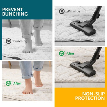 MIXCOOL Non Slip Rug Pad Gripper 2x6 Feet Extra Thick Pads for Hardwood Floors,Anti Skid Mat Under Carpet,Runner Keep Area Rugs Safe and in Place