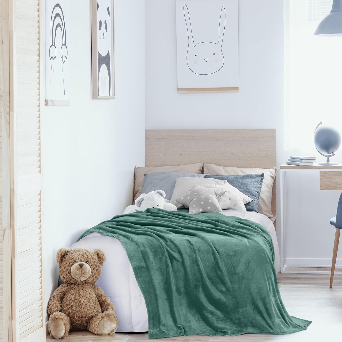 Utopia Bedding Fleece Blanket - Luxury Soft Microfiber Twin Size Celadon (60x80 Inch)
