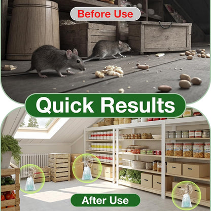 Skiennix Mouse Repellent Balls - 25 Pack Peppermint Oil Formula | Natural Rodent Deterrent for Home & Garden, Safe for Family & Pets