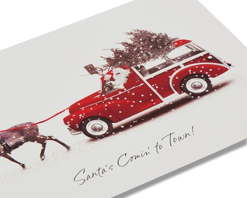 American Greetings Deluxe Christmas Cards - 14-Count Boxed Set with Envelopes | Festive Deer Design