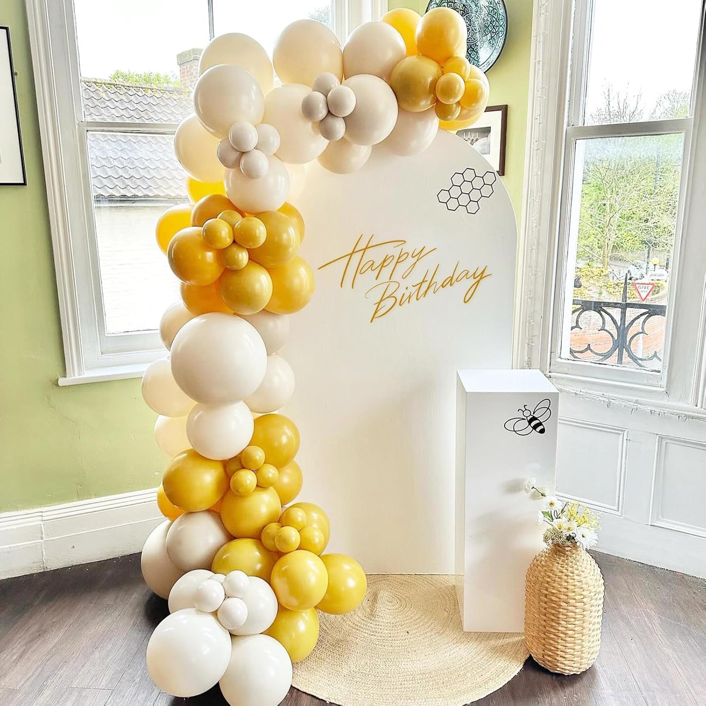Mustard Yellow Balloons - 12 Inch Latex Balloons | 50 Pack for Fall Baby Showers & Birthday Parties