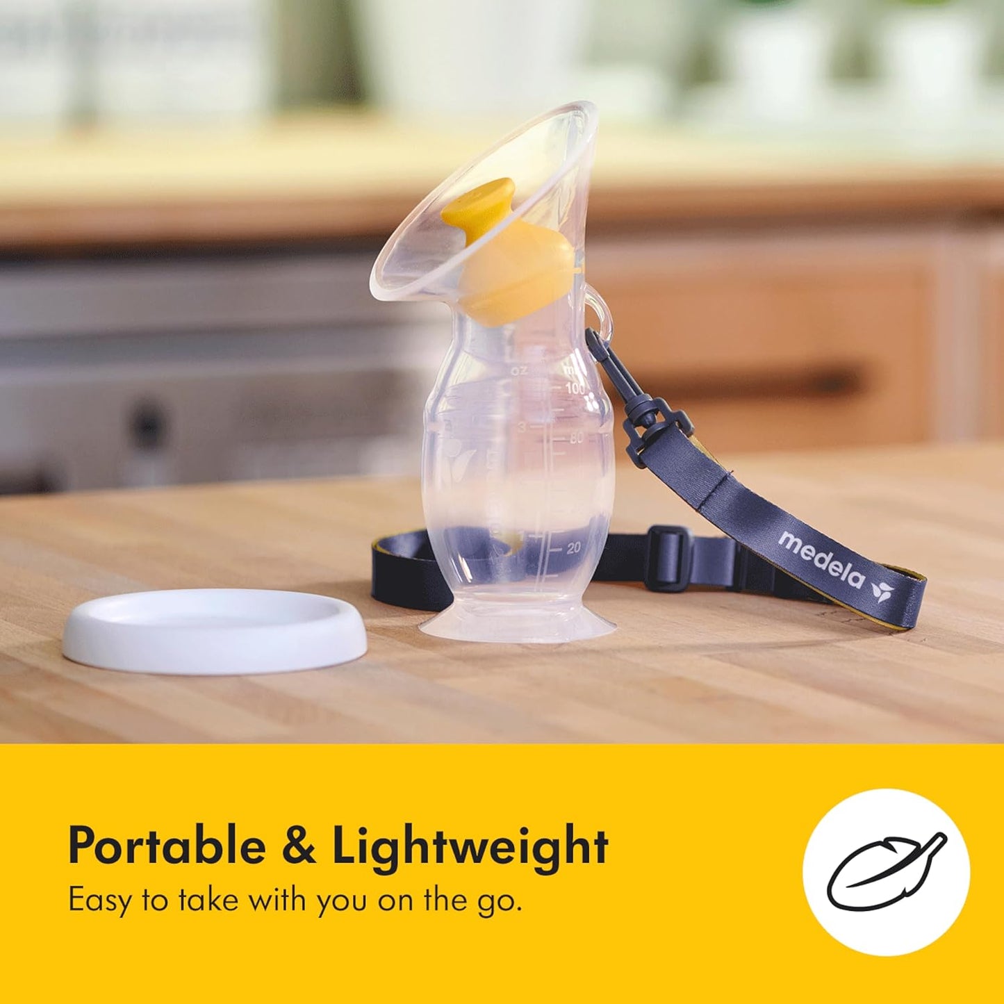 Medela Harmony Manual Breast Pump Bundle - Perfect Pair with Silicone Breast Milk Collector | Lightweight & BPA-Free