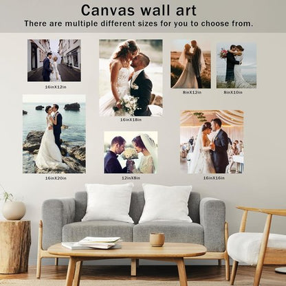 Anjiefo Canvas Prints - Custom Personalized Photo Wall Art | 6" x 8" Canvas Pictures