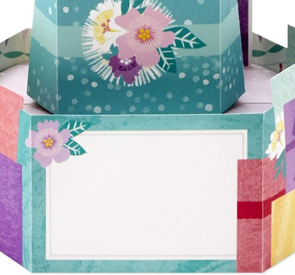 Hallmark Pop-Up Birthday Card - Beautiful Flower Balloons Design for Women | Unique Gift Idea