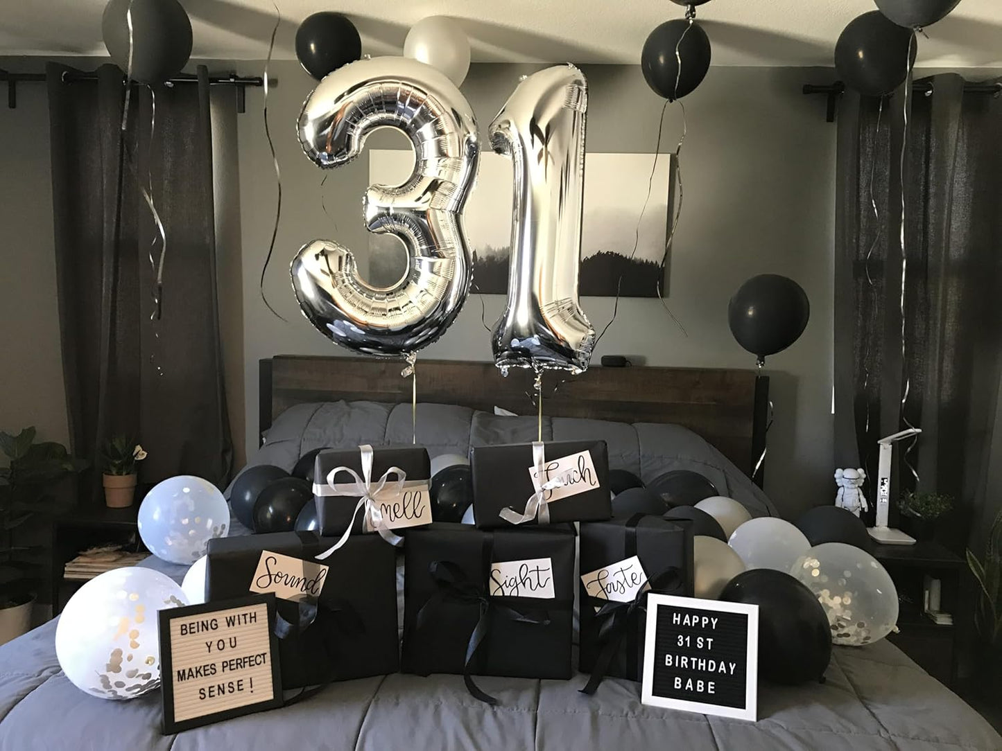 Silver 3 Balloon - 40 Inch Number Balloon for 3rd Birthday Celebrations | Kids & Adults Party Supplies