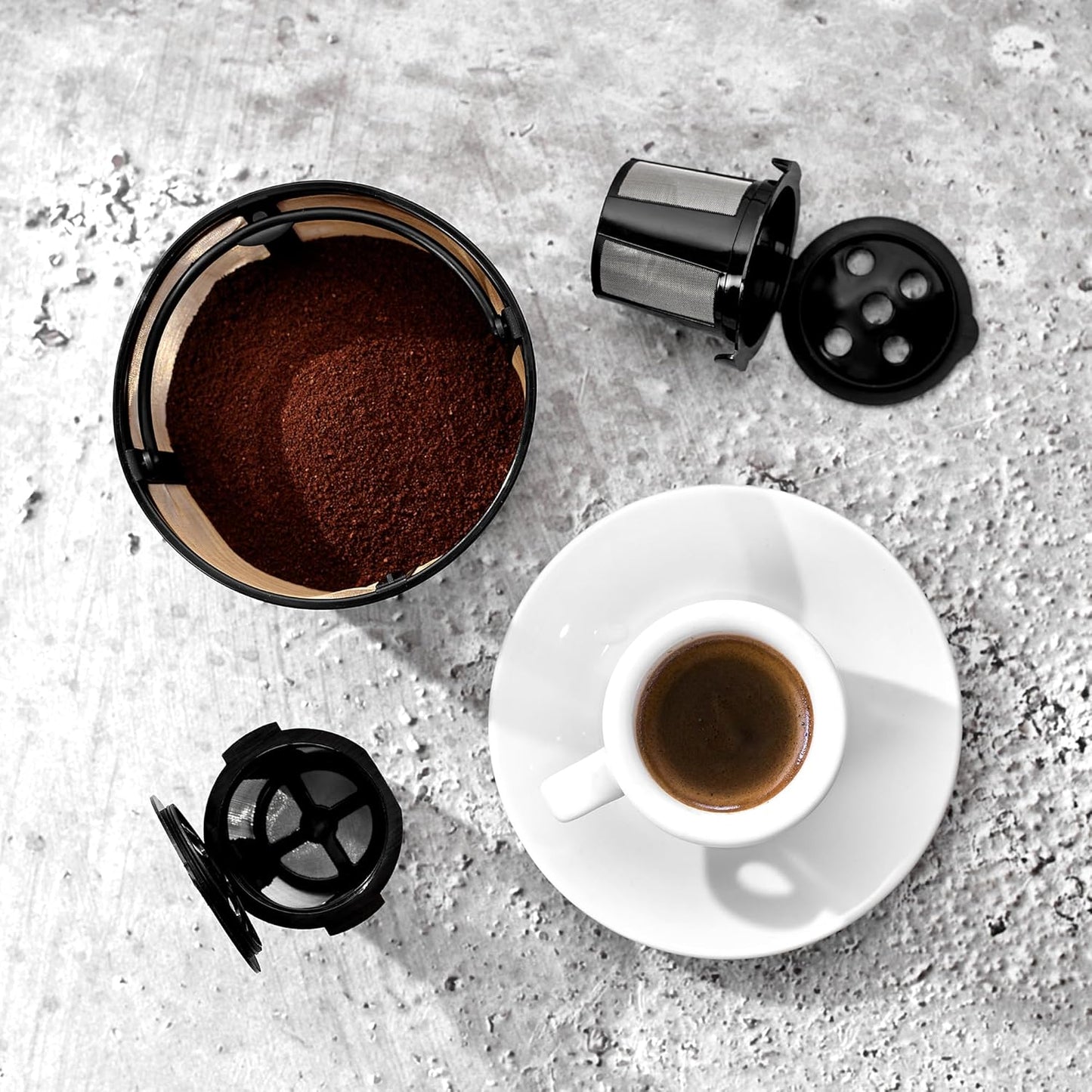 Skiennix Reusable K Cups - Eco-Friendly Coffee Filters for Keurig K-Duo | Perfect for Hot & Iced Coffee