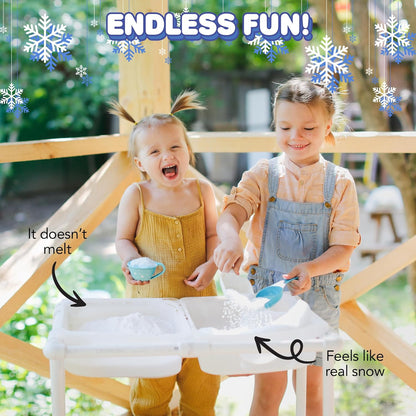 ArtCreativity Instant Snow Powder - Create 4 Gallons of Realistic Fake Snow | Perfect for Holiday Activities & Sensory Play
