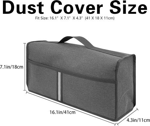 Bella Toaster Cover - Waterproof & Heatproof Protective Case for 2-Slice Slim Toaster | Dark Grey