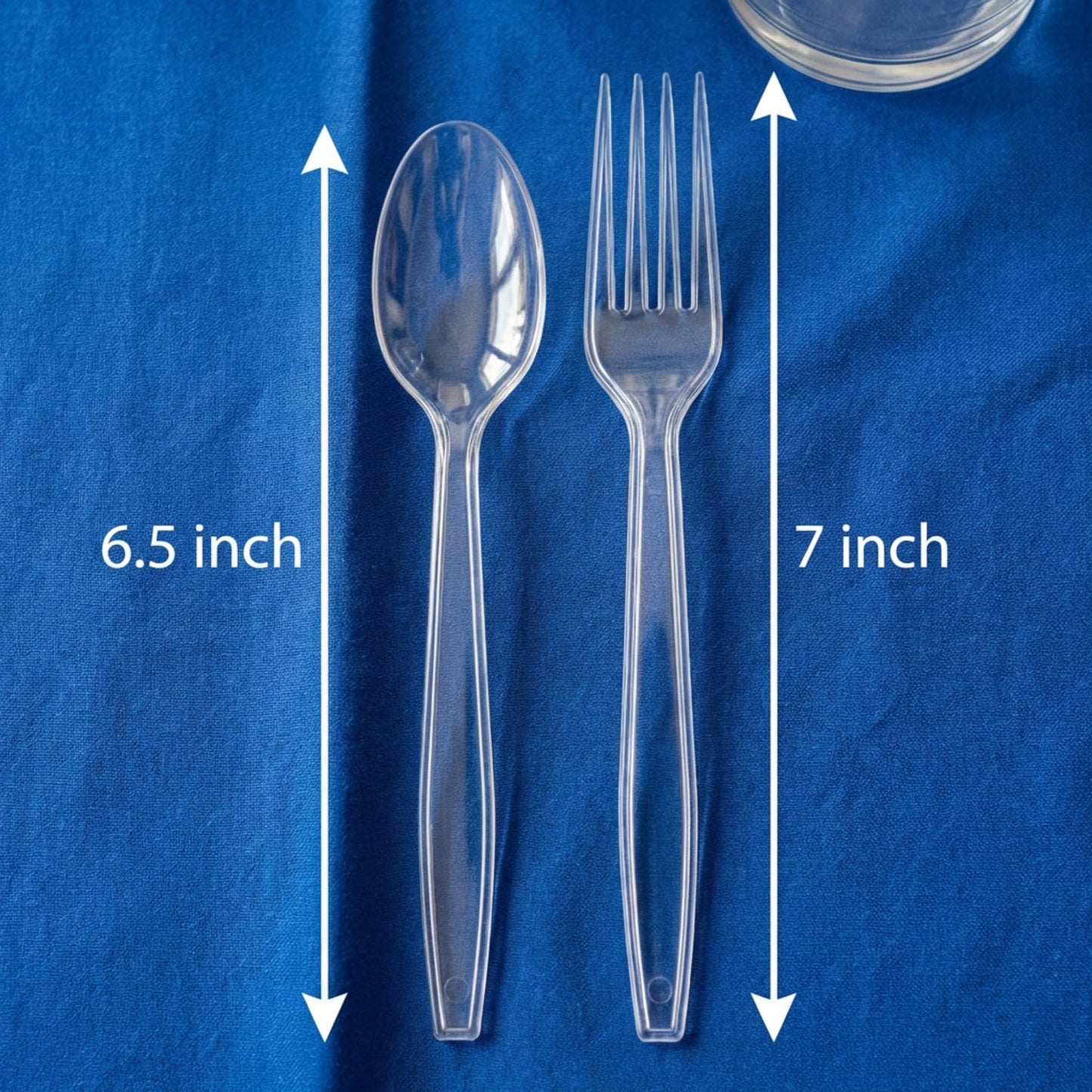Plastic Silverware Forks Spoons Set – Heavy Duty Disposable Cutlery Utensils for Parties, Events, Catering, Weddings, Takeout, Dining, Picnics, Celebrations, Daily Meals 20+20 count