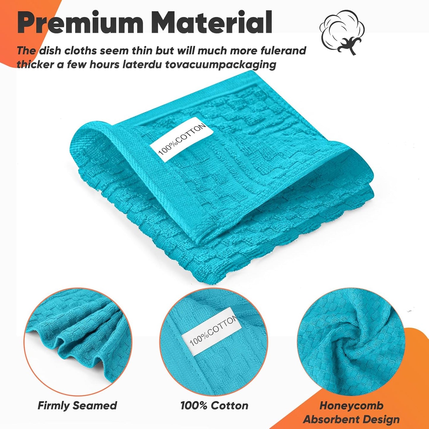 Skiennix Oven Mitts Set - 500°F Heat Resistant with Silicone Grip | Includes 2 Gloves, 2 Potholders & 8 Towels